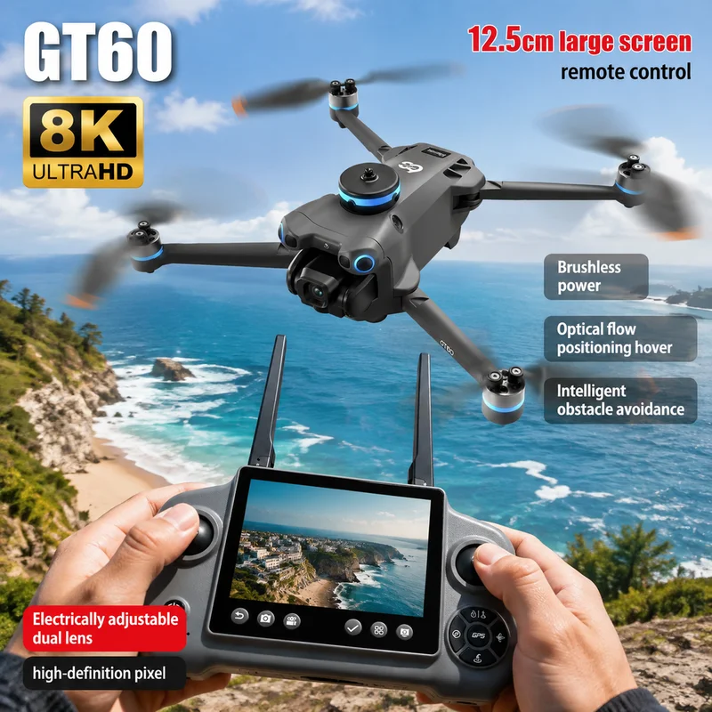 Drone Mapping - NEW GT60 Mini Drone Dual Cameras