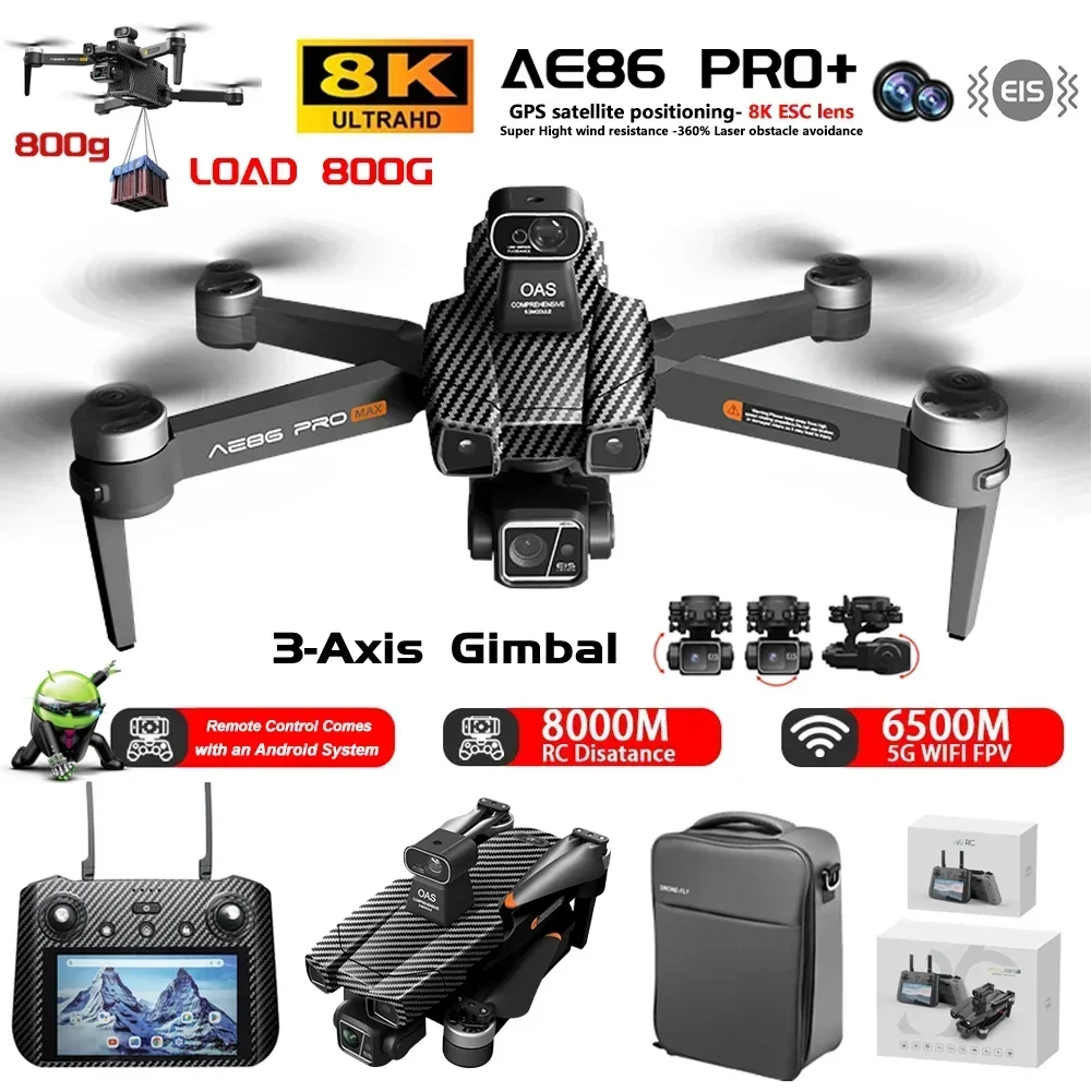 Drone Thermal Imaging - AE86 PRO MAX GPS Drone Professional