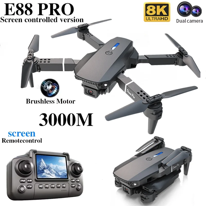 Professional E88 PRO Drone wit - Drone Aerial Photography 评论和价格